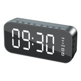 Reloj Despertador Digital Alarma Bocina Usb Bluetooth Radio 