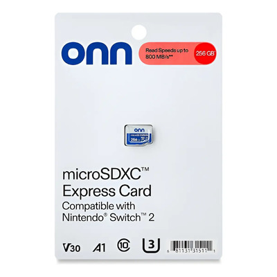 Tarjeta Microsdxc Express Onn 256gb Para Nintendo Switch 2 | Envío gratis