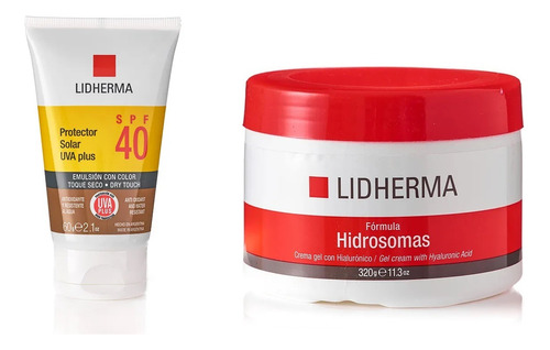 Hidrosomas + Protector Solar Uva Spf40 T/seco Color Lidherma