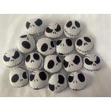 12 Esferas Personalizadas Jack Skellington 12cm Variada Tela