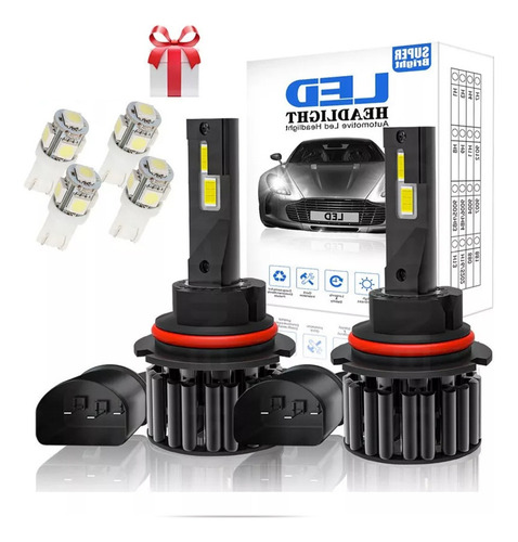 A 9007 Delanteros Kit De Faros Led Luz 28000lm Para Auto