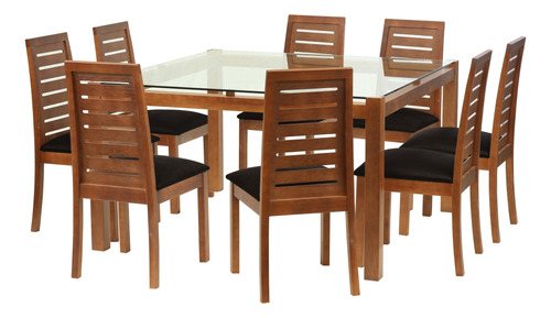 Juego De Comedor Barcelona 140x140 Silla Tenerife Pu