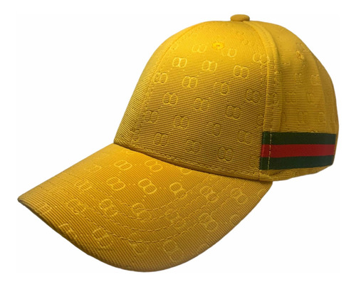 Gorra Curva Unisex Tipo Gucci Mostaza