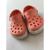 Crocs Originales 8-9 Uy Buen Estado Color Coral 