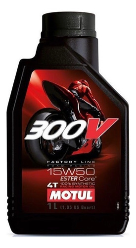 Aceite Motul 300v 100% Sintético 15w50