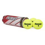 Tubo De Pelotitas De Tenis Nassau Patriot Lmr Deportes