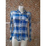 Blusa  American Eagle Boyfriend Fit  Talla 0 De Mujer-f7 