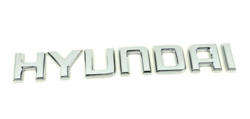 Emblema Hyundai Cromado  Foto 2