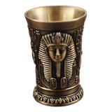 Vaso De Chupito Retro, Copa De Vino Con Cleopatra De Bronce