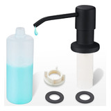 Dispenser De Jabon Detergente Para Cocina Negro Matte