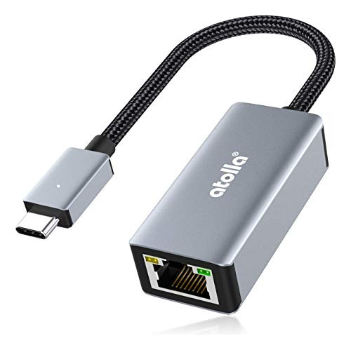 Adaptador Usb C A Ethernet, Atolla Rj45 Gigabit Ethernet