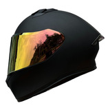 Casco Integral Ich 503 Visor Dorado + Transparente 