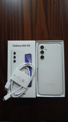 Celular Galaxy A54 5g 256gb Y 8 De Ram Blanco Como Nuevo!
