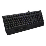 Teclado Gamer C3tech Kgm-1200bk Mecanico Led Multicolors