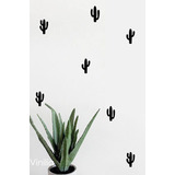 Cactus Vinil Decorativo, Cactus Stickers Autoadheribles