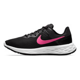 Tenis Nike Revolution 6 Negro Mujer Dc3729-001