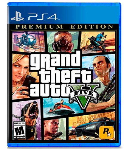 Gta 5 Grand Theft Auto V Premium Edition Ps4 Original Fisico