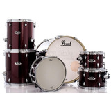 Bateria Pearl Export Exx Series Mahogany Burgundy 20¨,10¨,12