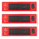 Conjunto Com 3 Kits Teclado E Mouse Sem Fio Kross Elegance 