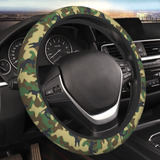 Funda De Volante De Camuflaje Verde Para Mujeres Y Hombres, 