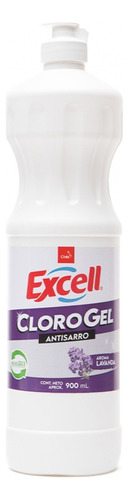 Cloro Gel Antisarro Aroma Lavanda 900ml Excell