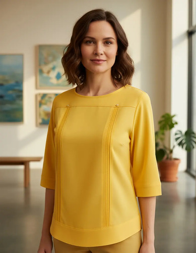 Blusa De Lino Mujer Ch/m/g/xg Productos Regionales_ct