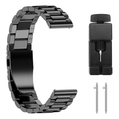 Reloj Haylou R8 Con Correa De Acero, Color Negro