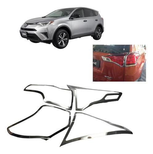 Embellecedores De Faros Traseros Toyota Rav4 2013 A 2018