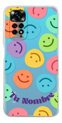 Funda Para Xiaomi Para Mujer Caritas Felices Tu Nombre