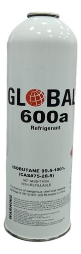 Lata Gas Refrigerante R600a Global De 400gr