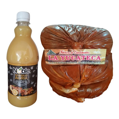 1kg Pasta De Achiote Con 1 Jugo De Naranja Agria 710ml  | Meses sin interés
