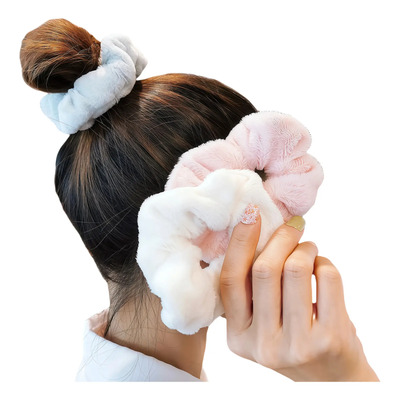 5 Pcs Donas Cabello Terciopelo Velvet Multicolor Liga | Meses sin interés
