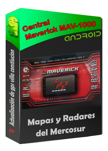  Actualización Gps Central Maverick Mav-1000 Android