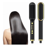 Escova Alisadora De Cabelo Anion Basiqe Sleek Gold