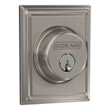 Schlage B60 N Add 619 - Cerrojo De Seguridad Con Moldura Add