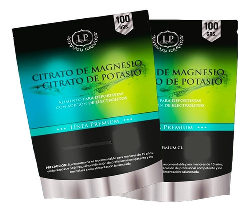 2 Citrato De Magnesio + Citrato De Potasio (pack Premium)