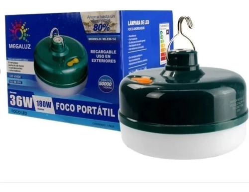 Foco Portátil Emergencia 36w 2520lm Recargable Int/ext Iman