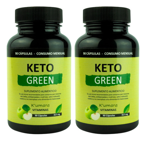 Inhibidor De Carbohidratos Keto Green Pack X2