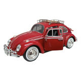 Volkswagen Beetle 1966/escala1:24/17cms De Largo/metálico. 