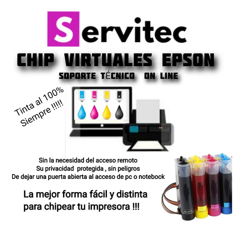 Chip Virtuales Epson Y Sistemas Continuos  La Mejor Opción!!