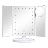 Bemelux Tri-fold Vanity Mirror Light Con Lente Pequeña Ma