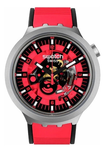 Reloj Swatch Sb07s110 Red Juicy  Agente Oficial