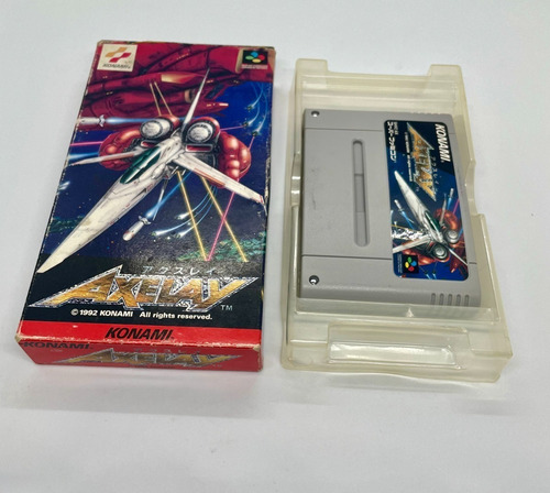 Axelay Original Super Famicom Super Nes Snes
