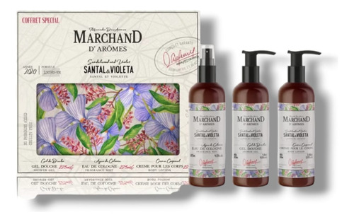 Marchand Set Santal & Violeta Colonia 125ml + Crema + Gel 