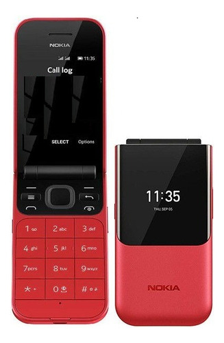 Telefone Celular Nokia Flip Vermelho