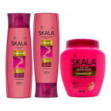 Skala Ceramidas Shampoo + Acondicionador + Mascara Brillo