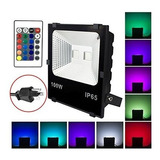 Luces De Inundacion Del Led De 100w Rgb Color Al Aire Libre 