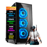 Pc Gamer Computador Completo Ryzen 5 5600g / 16gb / Ssd Nvme