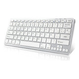 Teclado Inalambrico Español,recargable Bluetooth Wireless