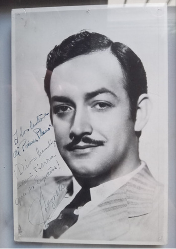 Fotografia Jorge Negrete Firmada Y Revista 1948